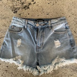Kittenish Jean Shorts - Brand New